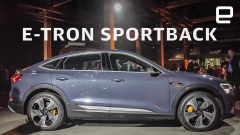 Audi e-eron Sportback: Headlights so advanced, the US banned them
