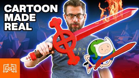 Make a Prop Sword From Cheap Foam Panels | Adventure Time Sword