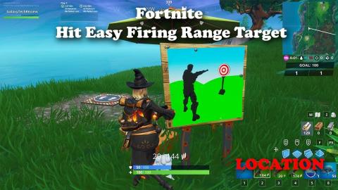 Fortnite - Hit Easy Firing Range Target LOCATION