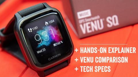 Garmin Venu SQ vs Venu Explainer: Hands-On Details