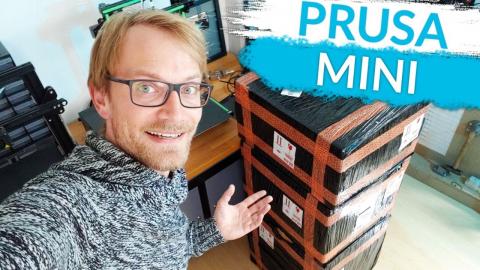 Was live: I've finally got one - Prusa Mini unboxing and first print!