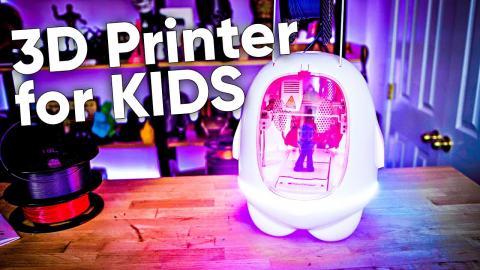 $130 3D Printer For Kids - How bad could it be???