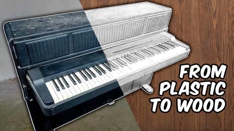 EPIC Upright Piano Makeover. A Complete Transformation!