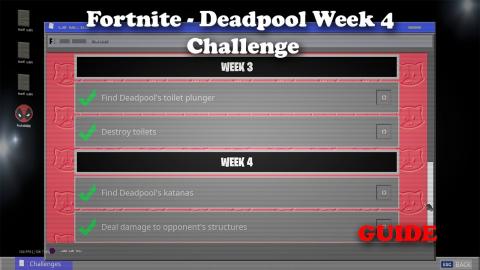 Fortnite - Deadpool Week 4 Challenge GUIDE