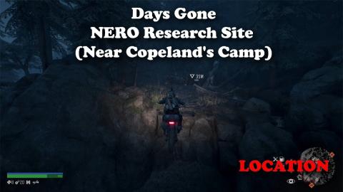 NERO Research Site (Near Copeland's Camp) LOCATION