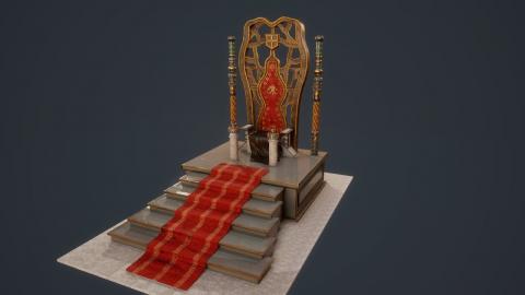 Speed Modeling | King Arthur Throne for ArtStation Challenge | Maya