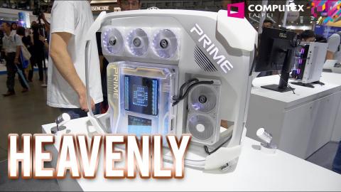 Computex 2019: ASUS / ROG Booth Tour - Modular Board I/O, MOBOS and systems !