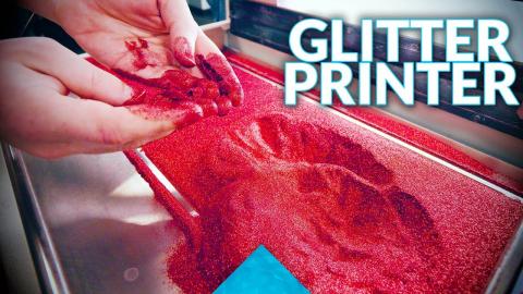 The most fabulous 3D printer uses Glitter #MRRF2018