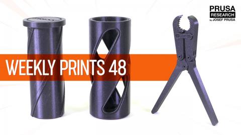 Weekly 3D Prints #48 PETG Galaxy Black