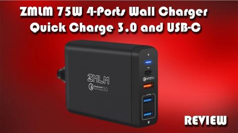 ZMLM 4 Port Wall Charger with Qualcomm QC 3.0 and USB-C Review