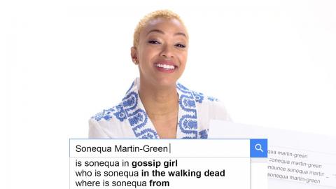 Sonequa Martin-Green Answers the Web's Most Searched Questions | WIRED