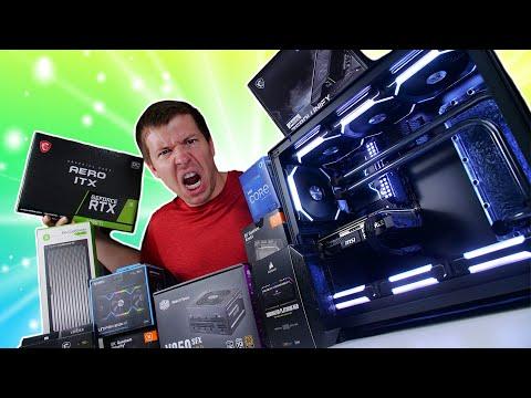 I was CHALLENGED to build a Stealth PC!
