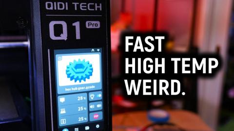 QIDI Q1 Pro - High temp, high speed - low price! (but a little bit weird...)