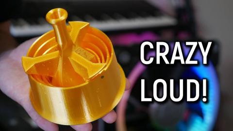 What is the LOUDEST 3D Print?