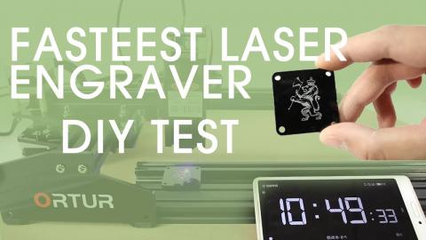 Test: How Fast the First 32-bit Ortur Laser Master Engraving For Different Materials? - Gearbest.com