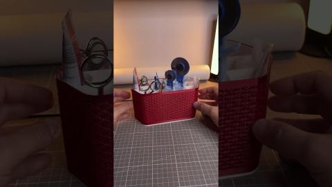 Kumiko Pen Holder - Desk Organizer | Meyui | 3D Printing Ideas