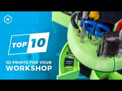 Top Ten 3D Prints For Your Workbench // Custom 3D Printed Tools and Storage
