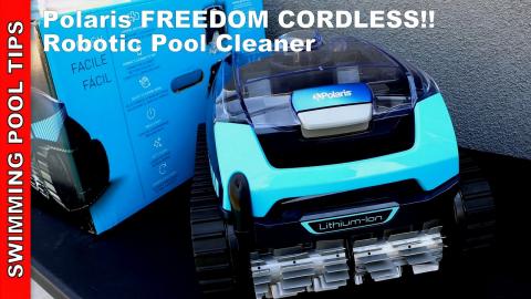 Polaris FREEDOM™ Cordless Robotic Cleaner - 2.5 Hour Run Time & Easy Retrieval System!
