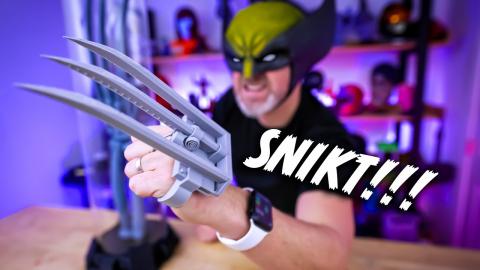 Spring Loaded Wolverine Claws! So Much Fun!