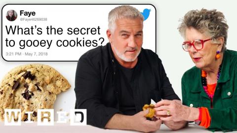 Paul Hollywood & Prue Leith Answer Baking Questions From Twitter | Tech Support | WIRED