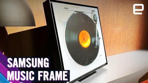 Samsung Music Frame hands-on at CES 2024: A speaker to match your Frame TV
