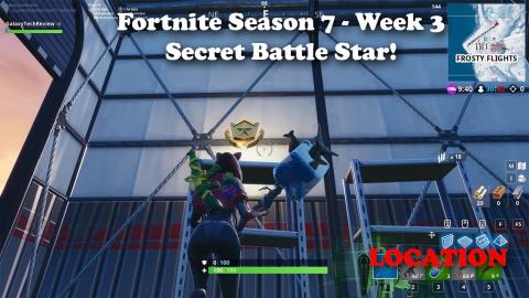 Fortnite - Season 7 Week 3 SECRET BATTLE STAR Location