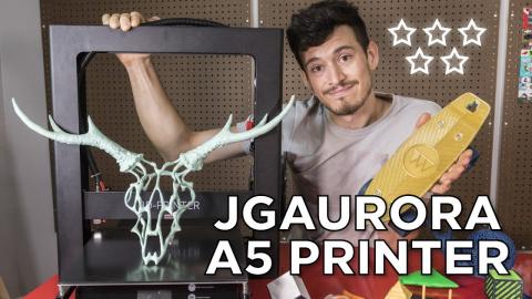 JGAurora A5 3D Printer Review // The Most UNDERRATED Printer of 2018
