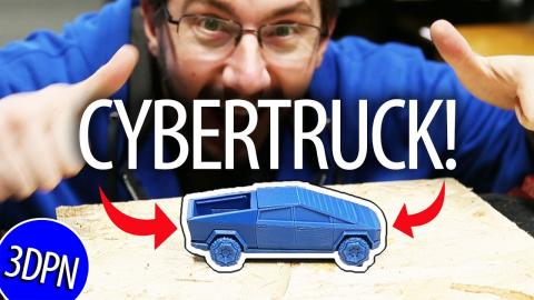 3D Printed Tesla Cybertruck Assembled AND Window Tested
