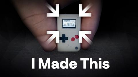 I made a game for the world´s smallest "Game Boy"