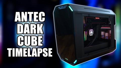 Antec Dark Cube - The INVERTED Gaming PC Build!