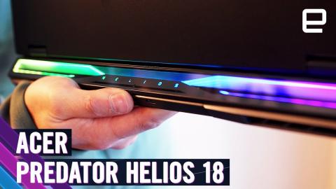 Acer Predator Helios 18 hands-on at CES 2024