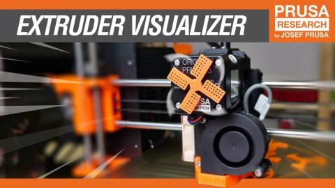 Extruder motor visualizer