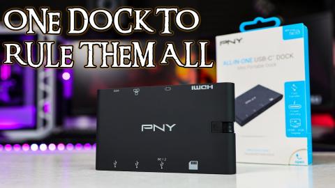 PNY All-In-One USB-C Dock Review - small but mighty!