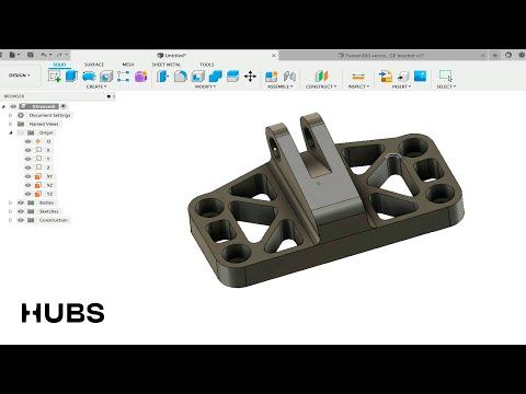 Fusion 360 Tutorial - Jet Engine Bracket (remodelling a bad part)