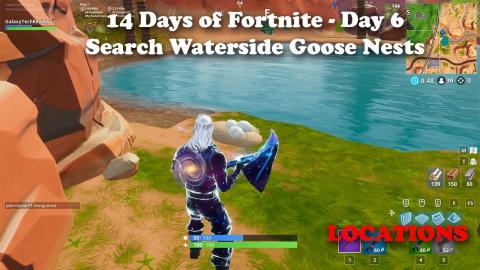 14 Days of Fortnite - Search Waterside Goose Nests Locations