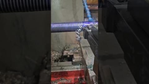 Satisfying Lathe Machine  In Action????????????????#satisfying #shorts