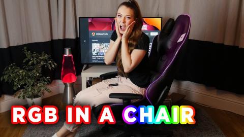 BRIONY reviews the new RGB Aerocool AC220 Air Chair - Yes, RGB in a chair!