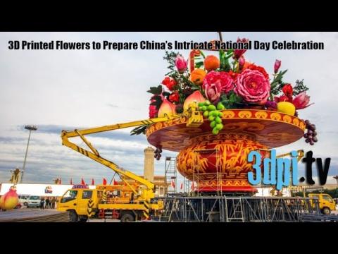 3D Printed Flowers in Celebration of Chinese Holiday