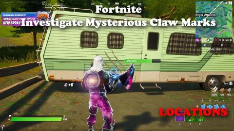 Investigate Mysterious Claw Marks - LOCATIONS