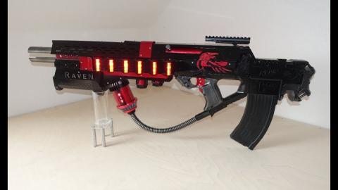 The RAVEN : BIGGEST custom Nerf Mod for Christmas !