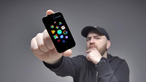The Palm Phone actually fits in your palm