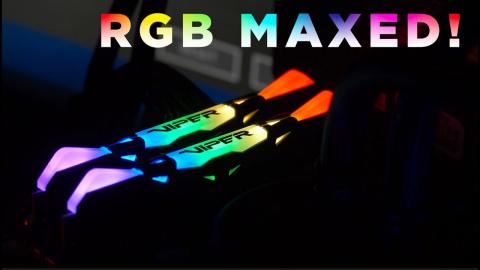 Patriot Viper RGB DDR4 3600mhz Memory - RGB to the MAX!