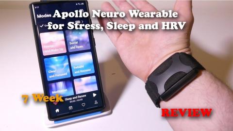 Apollo Neuro Wearable for Stress, Sleep and HRV - 7 Week REVIEW