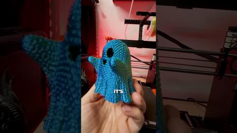 CROCHET GHOST!!! #3dprinting #3dprinter