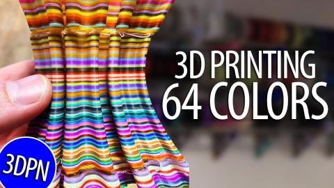 3D Printing 64 Colors Using 21 Palettes!