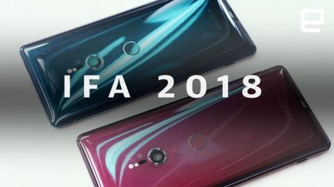 IFA 2018: Sony's XZ3, 8K OLED, and all the rest