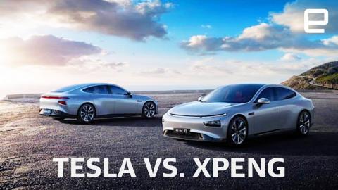 Tesla Model 3 vs. Xpeng P7