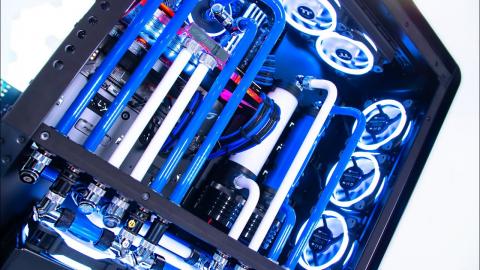 How i Built The ULTIMATE $5000 Custom Water Cooled Dual Loop Gaming PC Build - Time Lapse