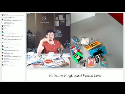 3D Pen Unboxings + Pegboard Pixel Livestream