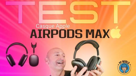 Test : Casque APPLE AirPods MAX ! (Avec Essais Sur Le terrain et Mesures en Labo !)